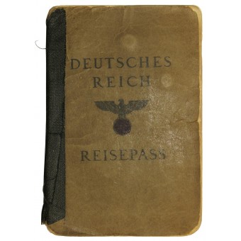 Загранпаспорт 3-его Рейха - Deutsches Reich Reisepass. Espenlaub militaria